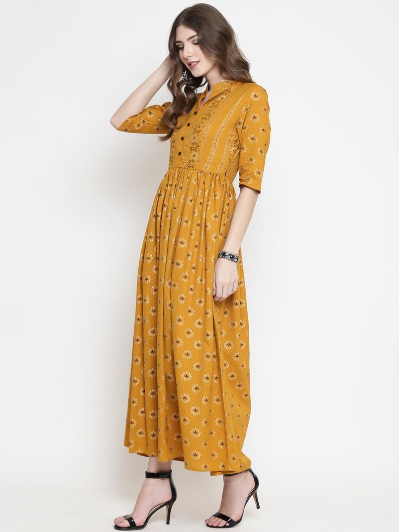 Indian Anarkali Kurti Kurta Top for women,Anarkali Dress,Readymade Stitched Anarkali Kurtis for women,Indian Kurti for women Free Shipping