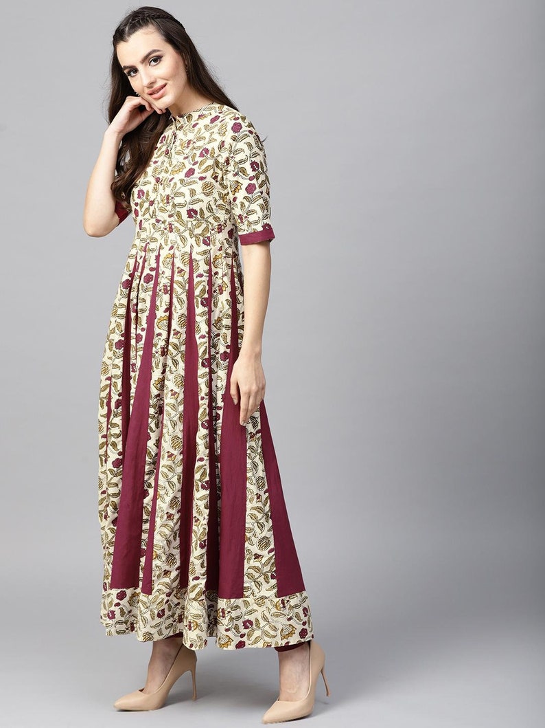 Indian Anarkali Kurti Kurta Top for women,Anarkali Dress,Readymade Stitched Anarkali Kurtis for women,Indian Kurti for women Free Shipping