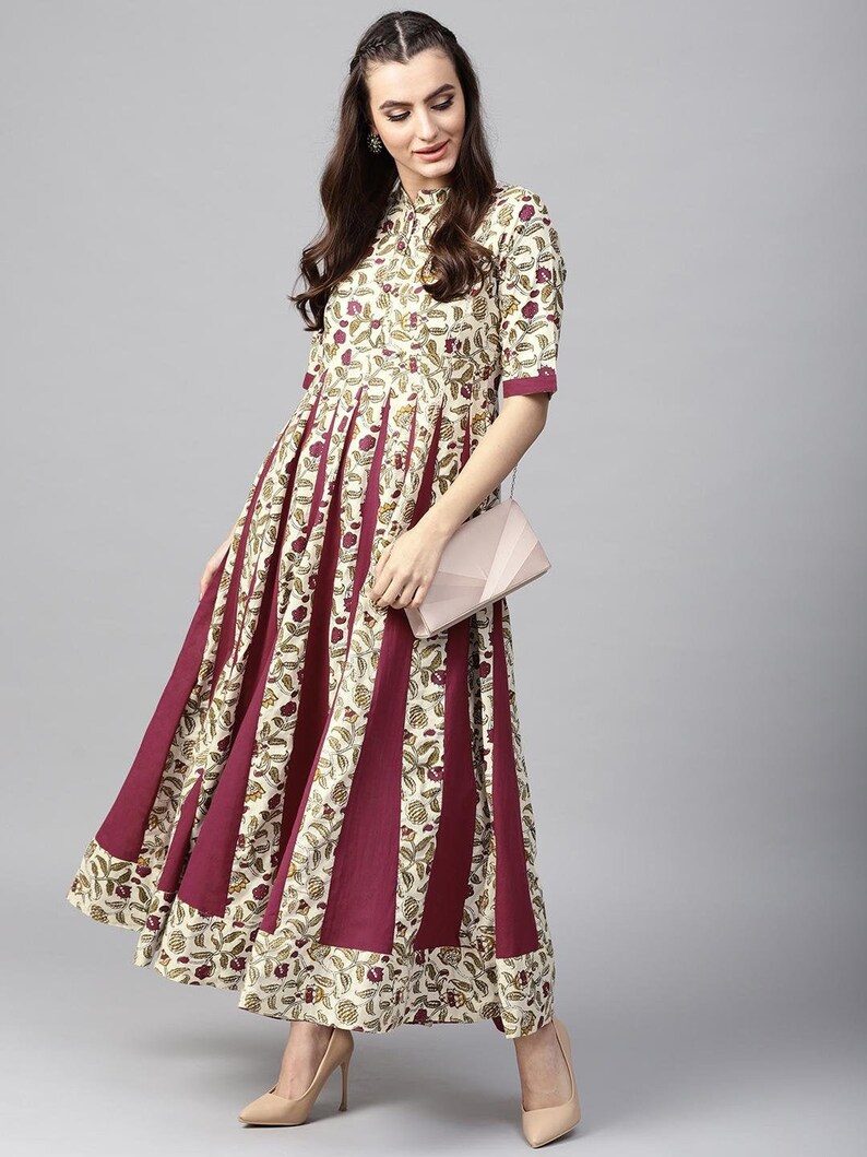 Indian Anarkali Kurti Kurta Top for women,Anarkali Dress,Readymade Stitched Anarkali Kurtis for women,Indian Kurti for women Free Shipping