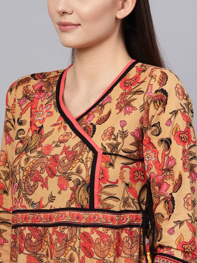 Indian Anarkali Kurti Kurta Top for women,Anarkali Dress,Readymade Stitched Anarkali Kurtis for women,Indian Kurti for women Free Shipping