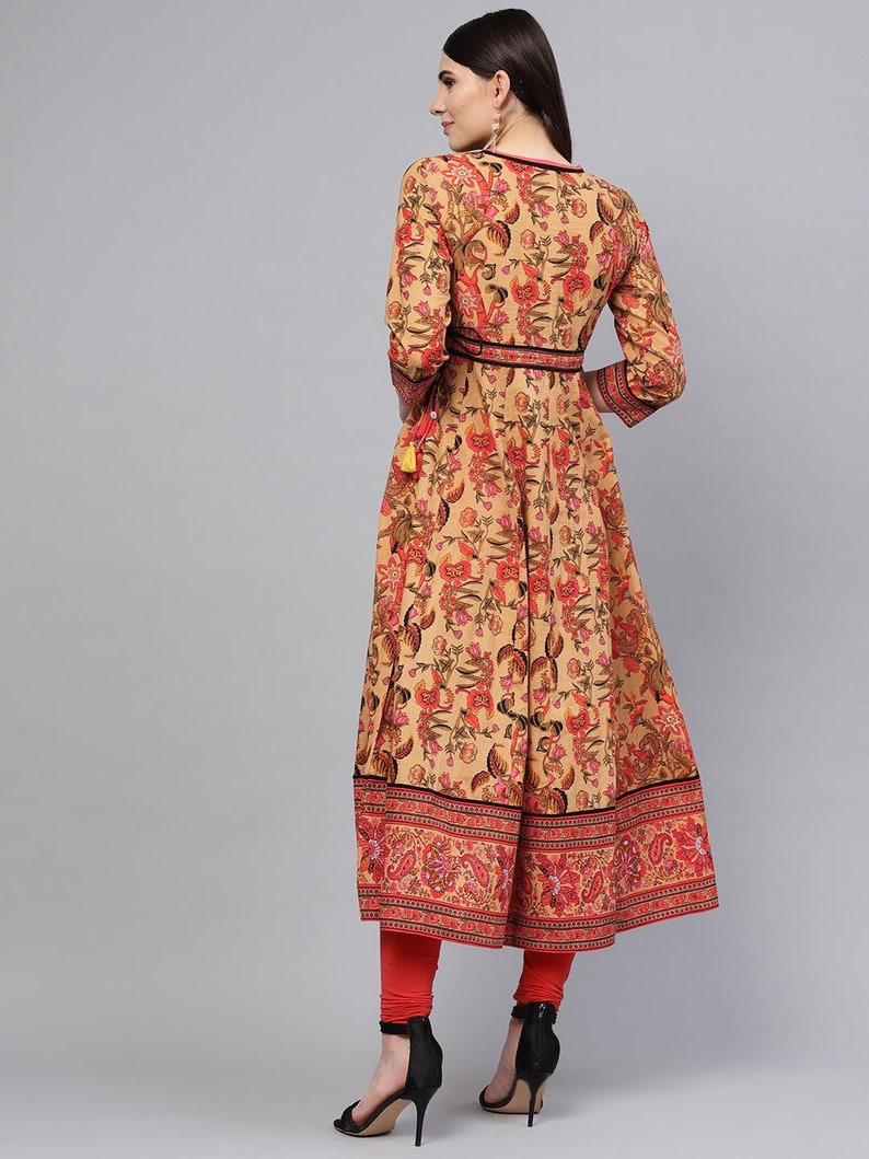 Indian Anarkali Kurti Kurta Top for women,Anarkali Dress,Readymade Stitched Anarkali Kurtis for women,Indian Kurti for women Free Shipping