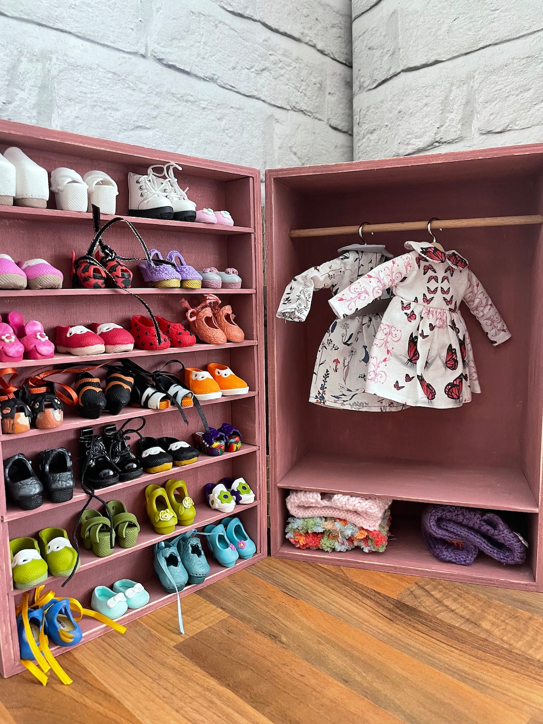 Blythe Doll Furniture Wardrobe With 28 Pair of Shoes 2 Etsy