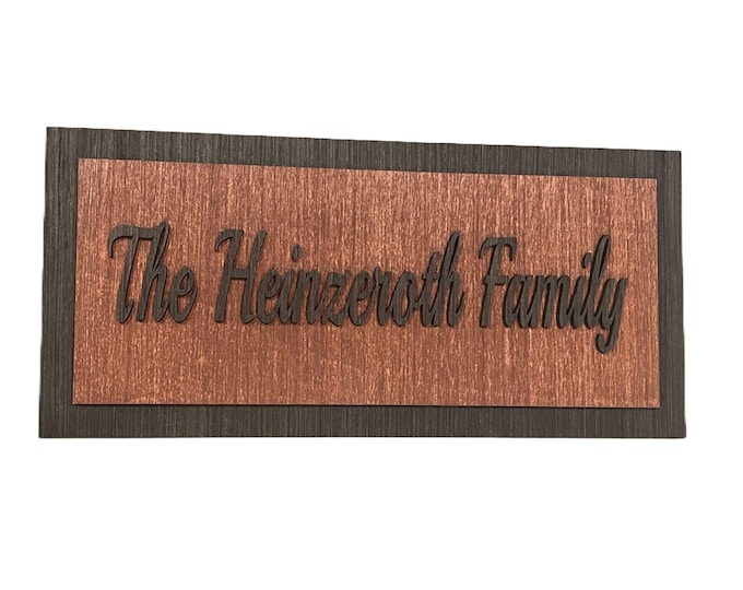 Family wall sign,wooden family sign,Last Name Sign,Established Sign