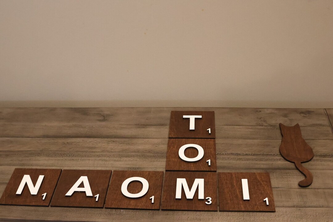 3D Scrabble Wall Tile Letters Etsy Australia