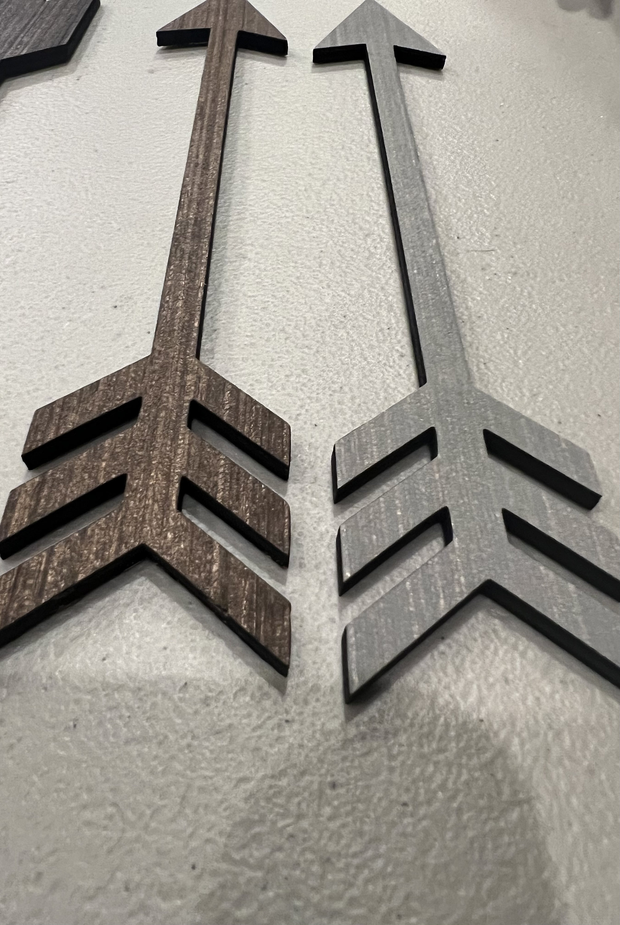 Arrow wall decor, Scrabble wall