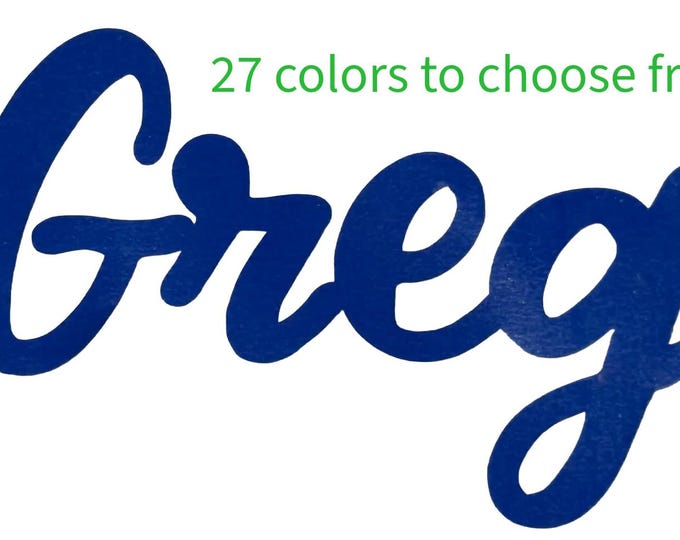 Personalized Iron-On HTV Name Decals | Custom Vinyl Letters for Apparel, Backpacks & Craft Projects, luggage decals