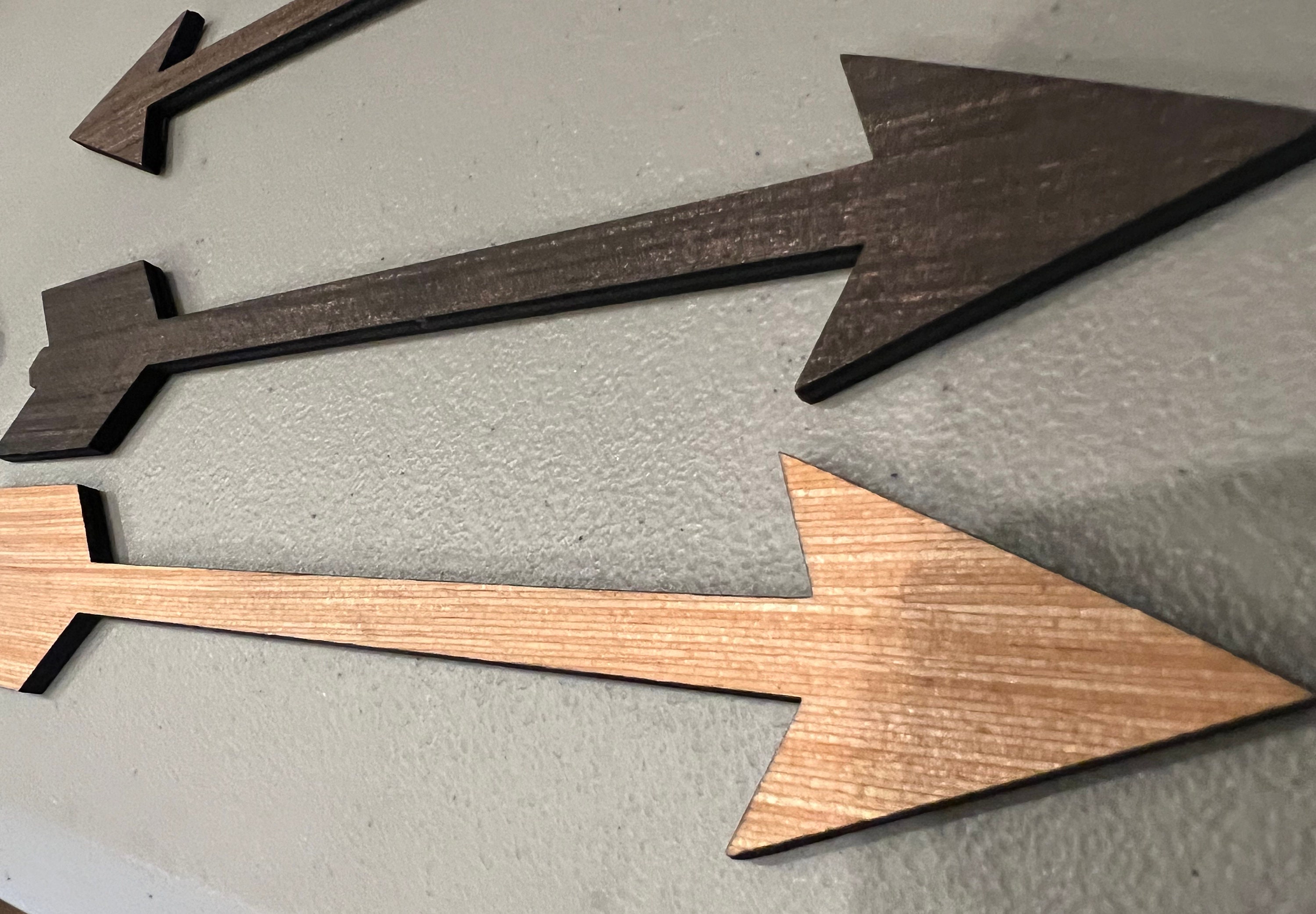 Arrow wall decor, Scrabble wall