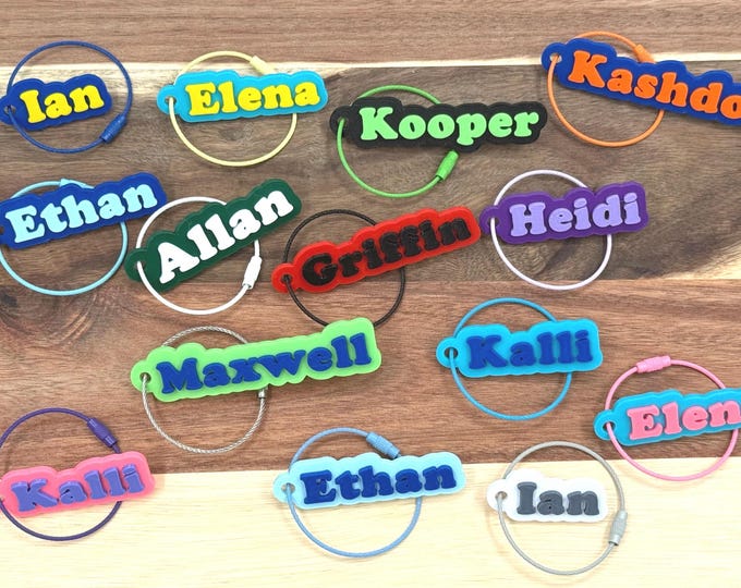 Customized Water Bottle Name Tags - Perfect for Gifts & Events