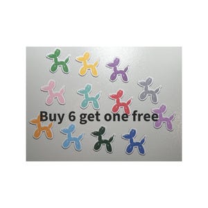 Colorful Balloon Animal Magnets: Brighten up Your Fridge with Fun and Cheerful Decor