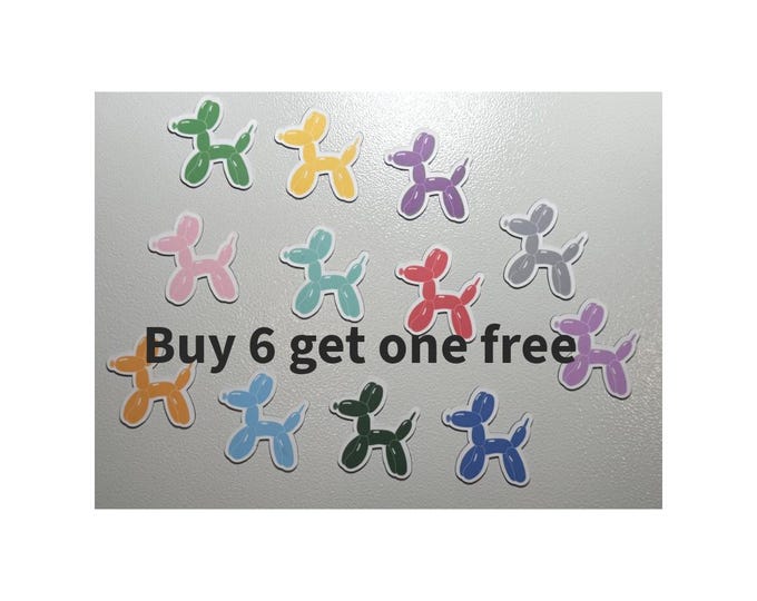 Colorful Balloon Animal Magnets: Brighten up Your Fridge with Fun and Cheerful Decor