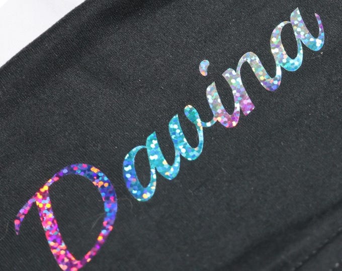 Personalized Iron-On Name Decals: Custom Heat Transfer Vinyl Labels for Clothing & Accessories