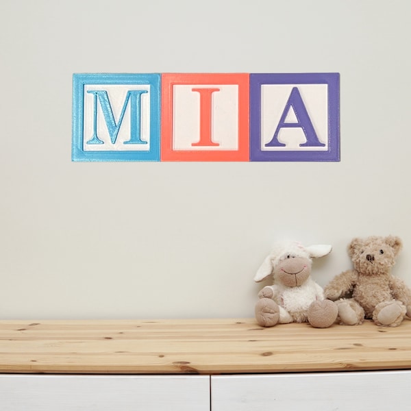 Nursery letter blocks, nursery name sign, baby boy gift, birthday shower, baby shower gift, birthday gift,new baby gift