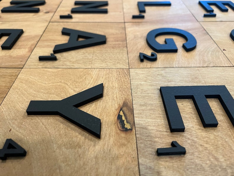 3D Scrabble Wall Tiles Scrabble Wall Letters Scrabble Etsy