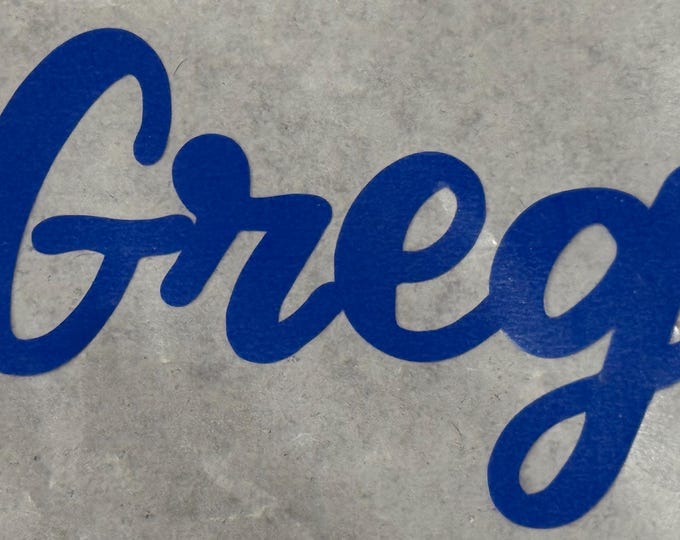 Personalized Iron-On HTV Name Decals | Custom Vinyl Letters for Apparel, Backpacks & Craft Projects, luggage decals