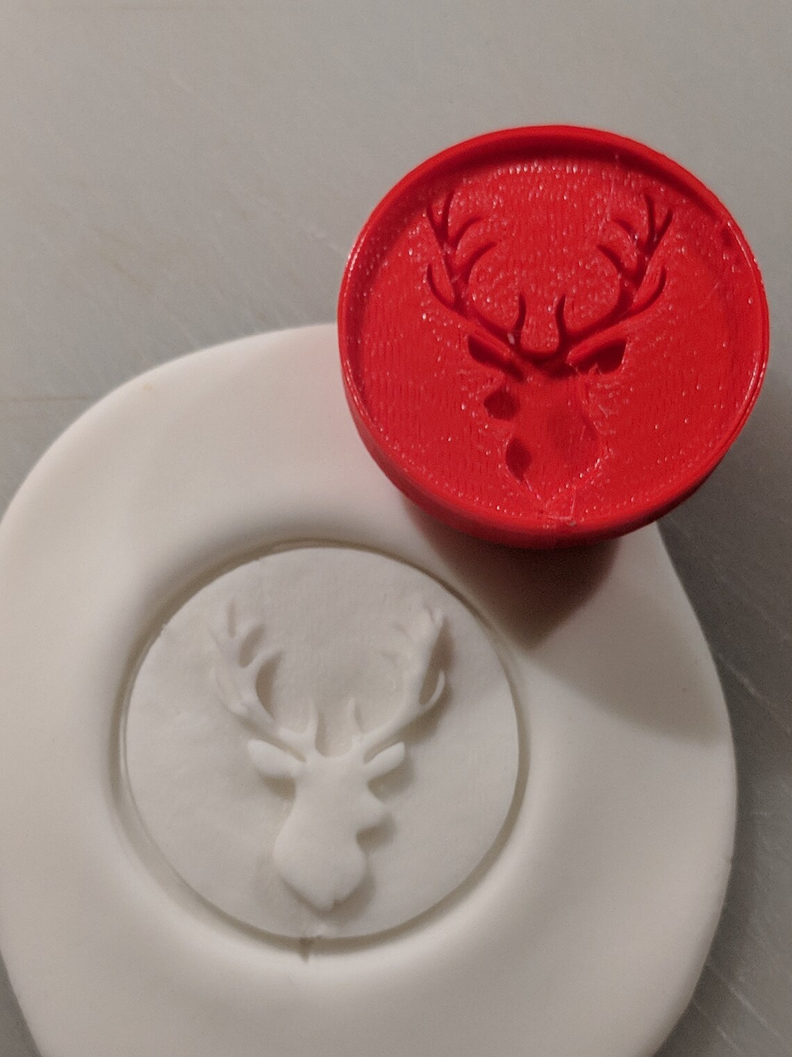 Stag's Head Icing Embosser Etsy