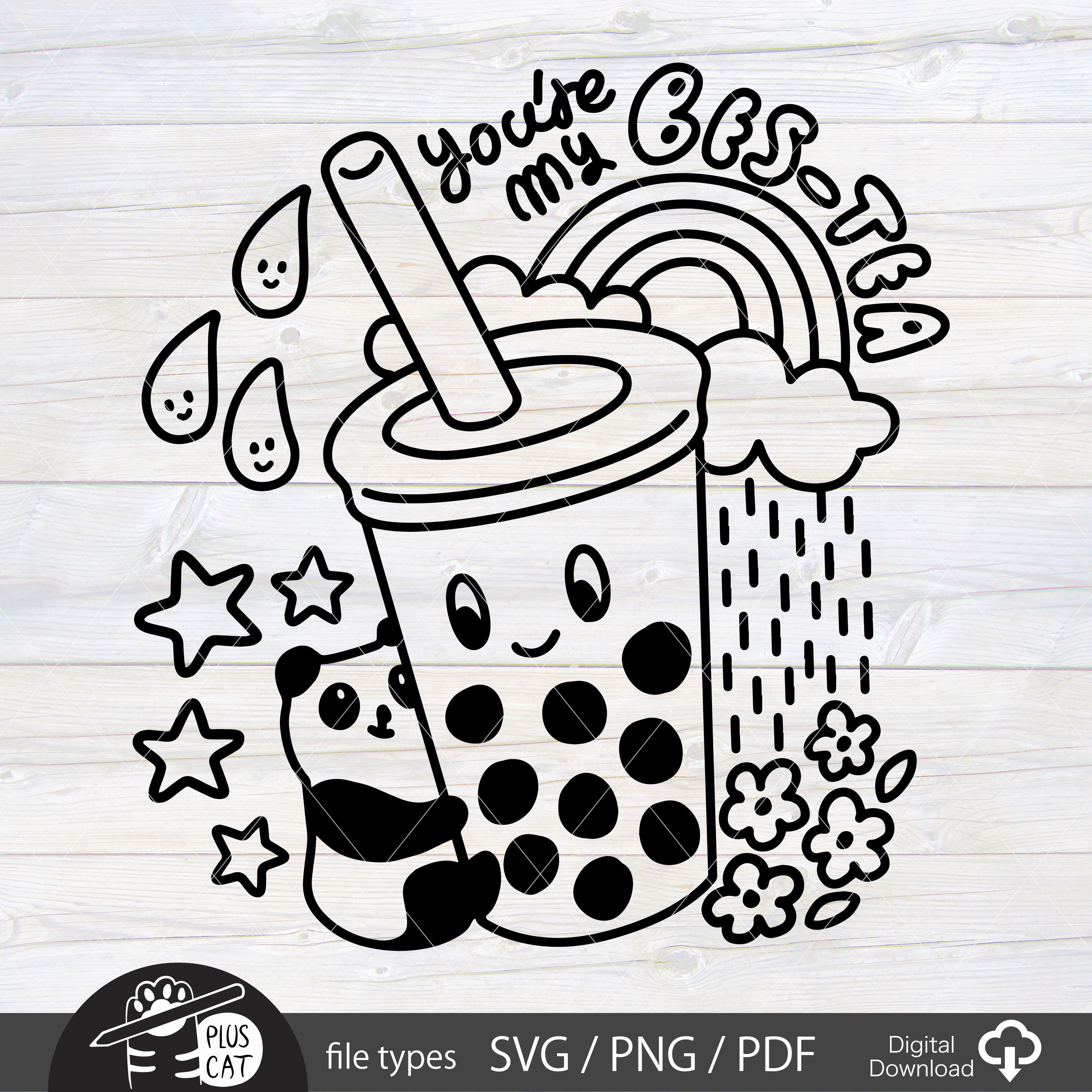 Boba Coloring Pages Printable
