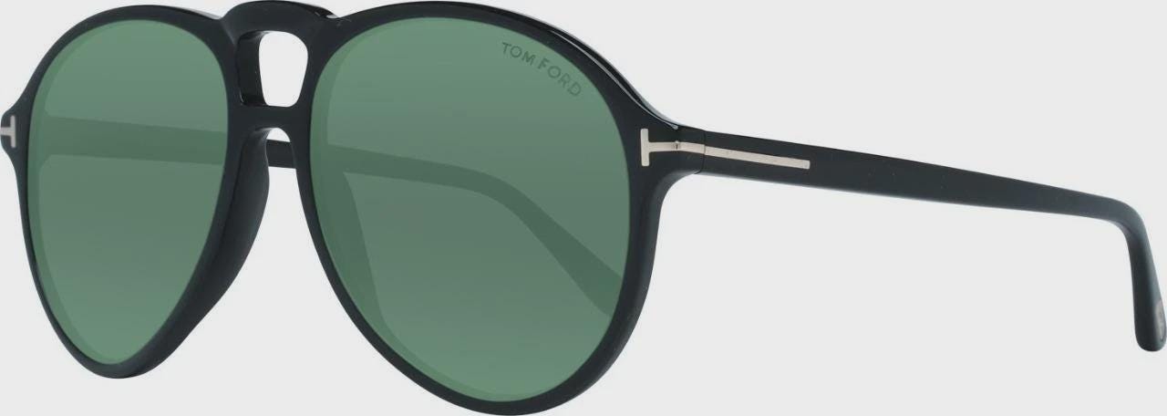 Tom Ford Lennon FT0645 01N Black Sunglasses Shades Green 