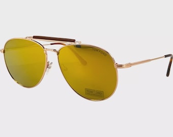 Tom Ford SEAN FT0536 28G 536 Rose Gold Grey & Yellow Gold  display picture 3