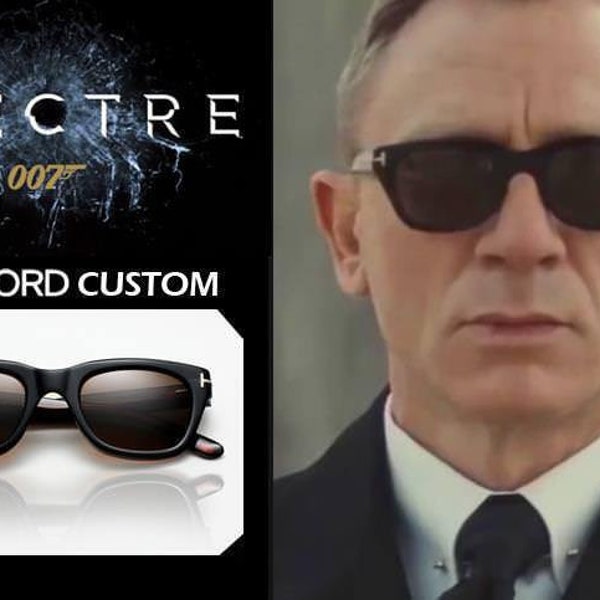 Tom Ford Snowdon TF 0237 05B James Bond Spectre Black / Grey Graduated Tinted lenses Sunglasses 50-21-145