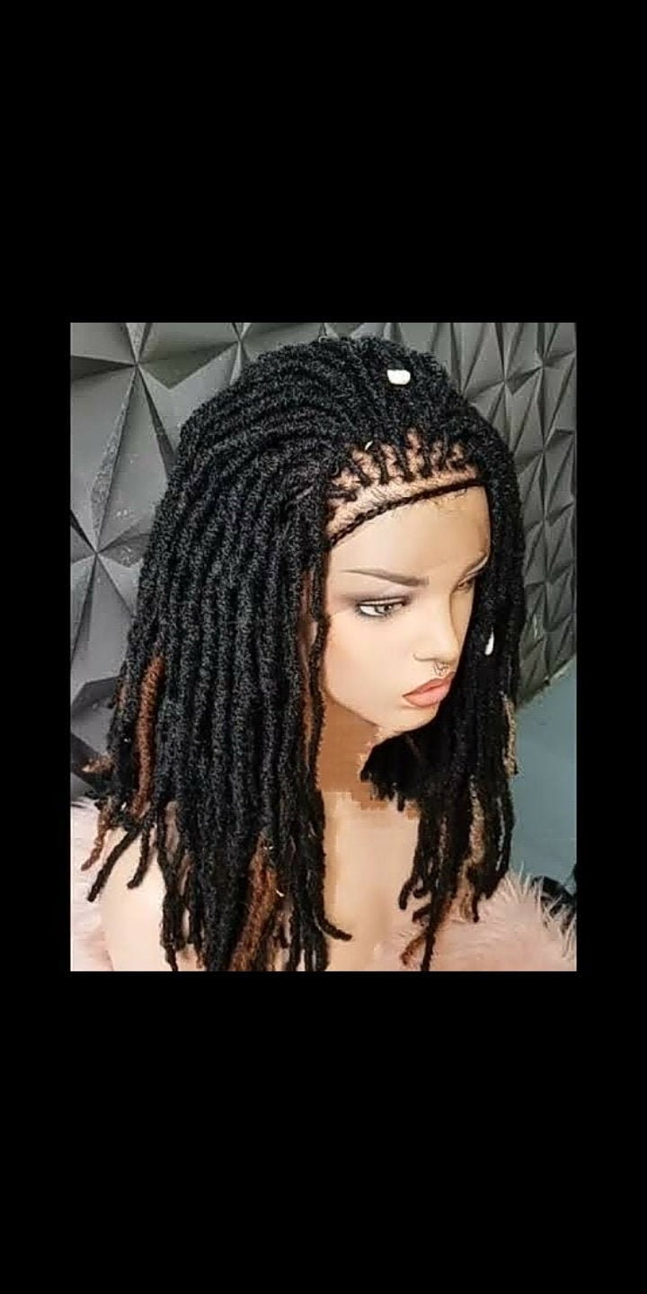 frontal wig over dreads