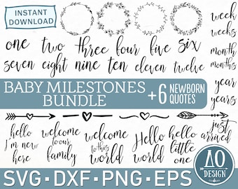 Free Free 323 Baby Monthly Milestone Svg SVG PNG EPS DXF File