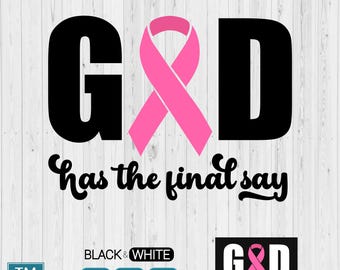 Breast Cancer Awareness SVG, Pink Ribbon Design (Digital Download)