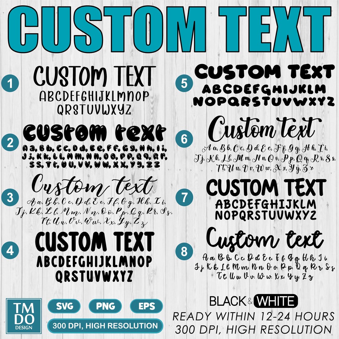 Custom Name Image Example Custom Name SVG, Custom Name PNG, Personalized SVG, Custom Text Svg ...
