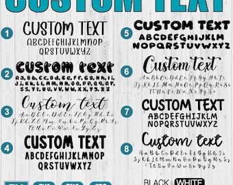 Custom Name SVG, Custom Name PNG, Personalized SVG, Custom text svg, Custom name cut file, Personalized Name