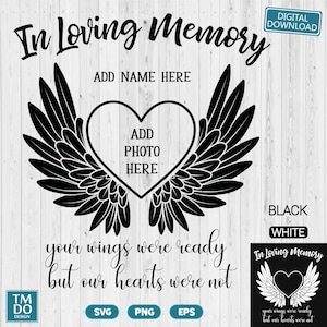 In Loving Memory SVG, Rip svg, Memorial svg, In memory svg, in loving memory png
