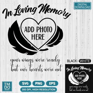 In Loving Memory PNG, Memorial PNG, In memory svg