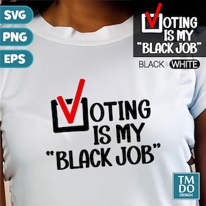 Voting is my Black Job SVG, Black History, Juneteenth 1865