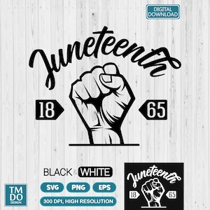 Juneteenth SVG: Afro Independence Day Shirt Design (Instant Download)