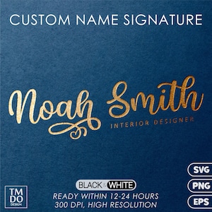 Custom Name Design, Custom Logo Design