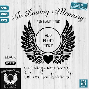 In Loving Memory SVG, In memory svg, Rip svg, Memorial svg, in loving memory png