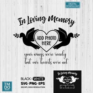 In Loving Memory PNG, Memorial PNG, In memory svg Digital DOwnload