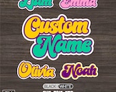 Custom Name svg, Custom Name png, Personalized Text Cut File, Personalised Name svg, Personalized Cricut cut file, Birthday name svg
