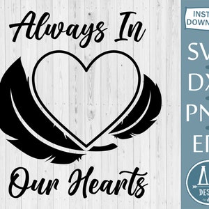 In Loving Memory SVG Instant Download, RIP frame svg, Funeral quotes