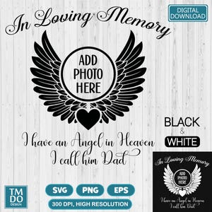 Dad In Loving Memory SVG, Dad Memorial SVG, Rest In Peace SVG, Rip Dad svg, In Memory Of Dad svg, In Memory Dad svg, Dad Loss svg