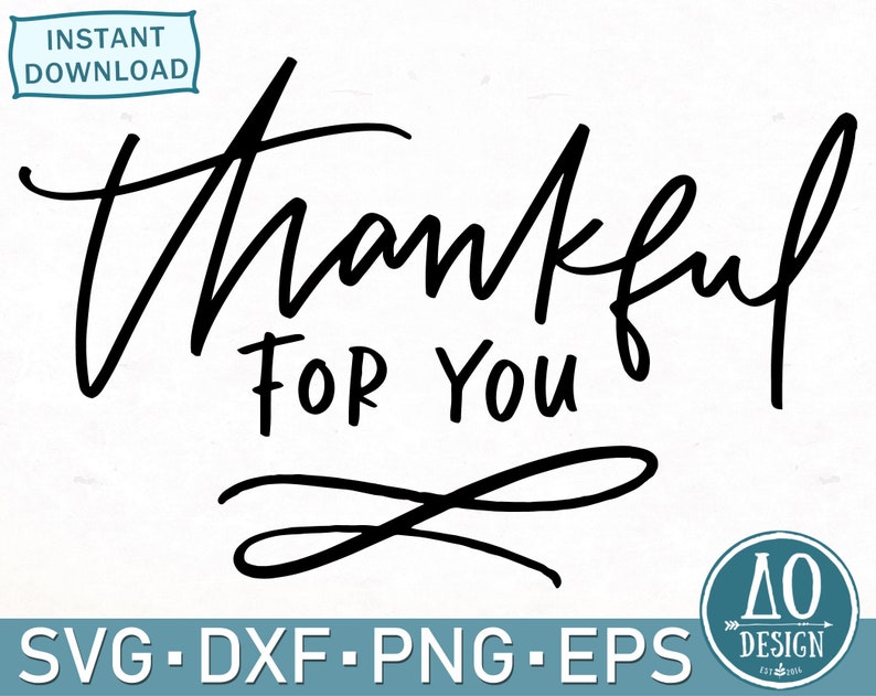 Download Thanksgiving Svg Thankful For You Svg Wedding Thank You Clipart Handlettered Thank You Svg Thank You Sign Svg Clip Art Art Collectibles Tripod Ee