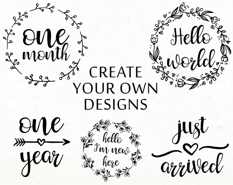 Download Baby milestone svg bundle Baby month svg Newborn SVG ...