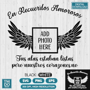 En Recuerdos Amorosos SVG, En memoria amorosa svg, Spanish Memorial Sayings, En Memoria de SVG, Memoria SVG, in memory spanish svg, Con amor