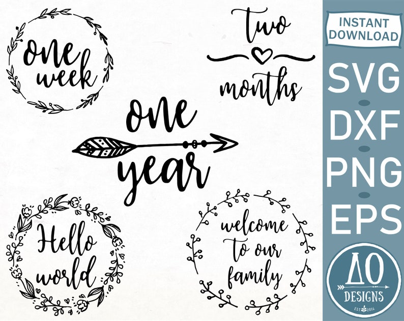 Free Free 169 Baby Milestone Svg Free SVG PNG EPS DXF File