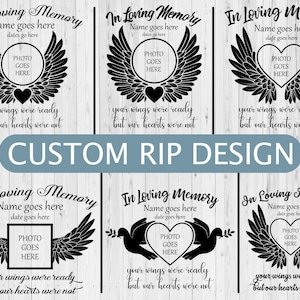 Custom In Loving Memory PNG, Custom Memorial Design SVG, In Memory of svg