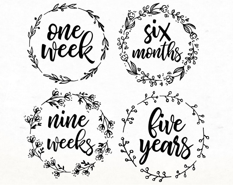 Free Free 327 Baby Milestone Svg Free SVG PNG EPS DXF File