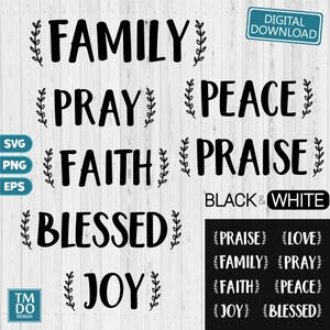 Christian SVG Bundle, Christian Svg, Religious Svg, Faith Svg, God Svg, Jesus Svg, Christian Cut Files for Cricut