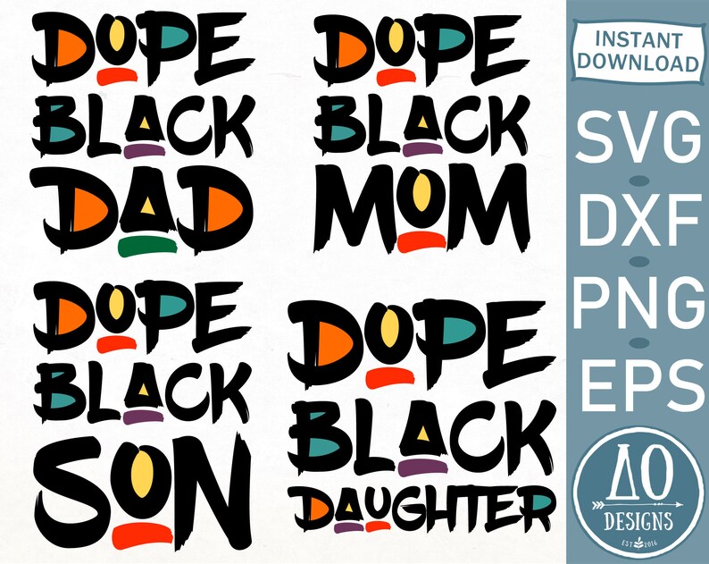 Free Free 192 Dope Black Father Shirt Svg SVG PNG EPS DXF File