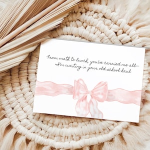 16. Geburtstag Schatzsuche Printable & Editable | Anpassbare Sweet 16 Cues Karten mit Pink Bow Theme Plus Geschenkideen