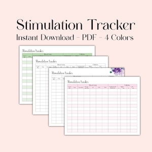 Suivi de stimulation, planificateur de FIV, modèles de parcours imprimables in vitro