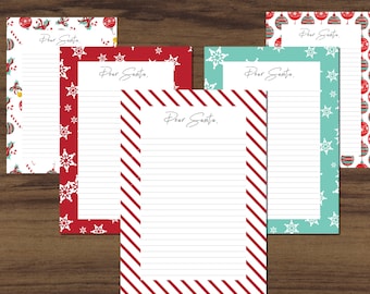 Lieber Weihnachtsbrief, Weihnachtswunschliste für Erwachsene und Kinder, Feiertagswunschliste, Brief an den Weihnachtsmann, INSTANT DOWNLOAD zum Ausdrucken