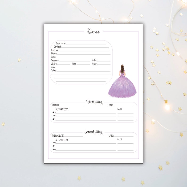Quinceañera Planner, Quince Planning Checklist, Quinceañera Templates ...
